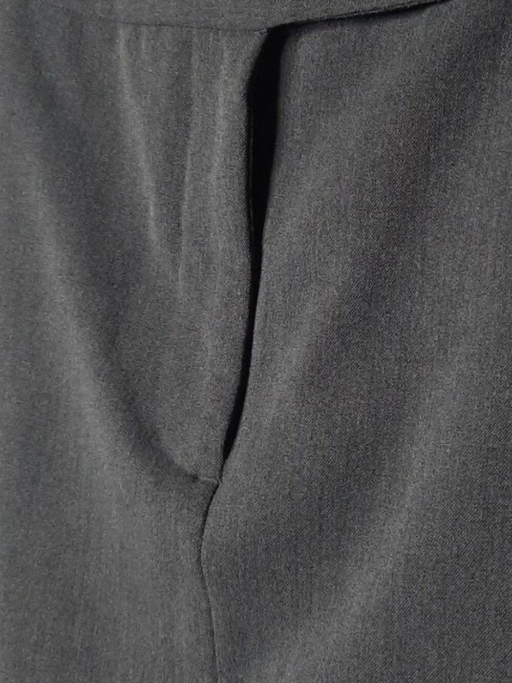 Womens Pencil Skirt Gray Buckle Pockets Size 6 - Picture 3 of 3